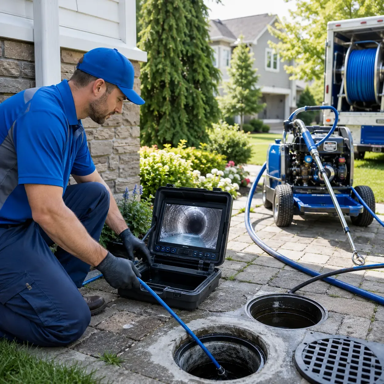 Outdoor drain cleaning professionals serving Eidson, TN